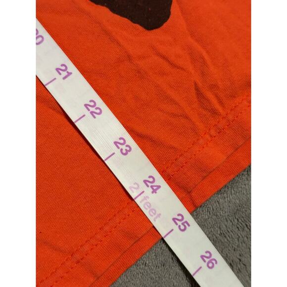 Anvil 90s Size Medium The Flintstones Fred Flintstones Tuxedo T-Shirt Orange - Picture 6 of 7